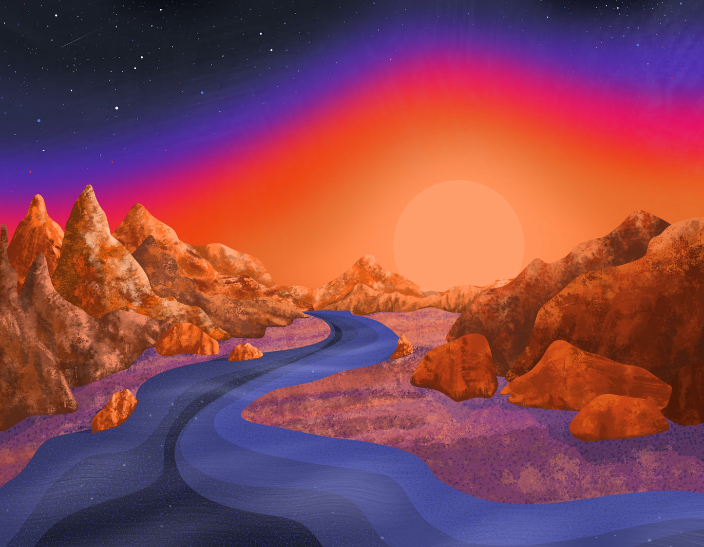 Alien Sunset