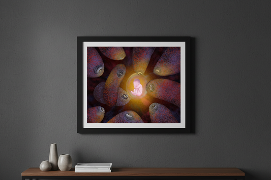 Mockup — New Life Concept Art Print