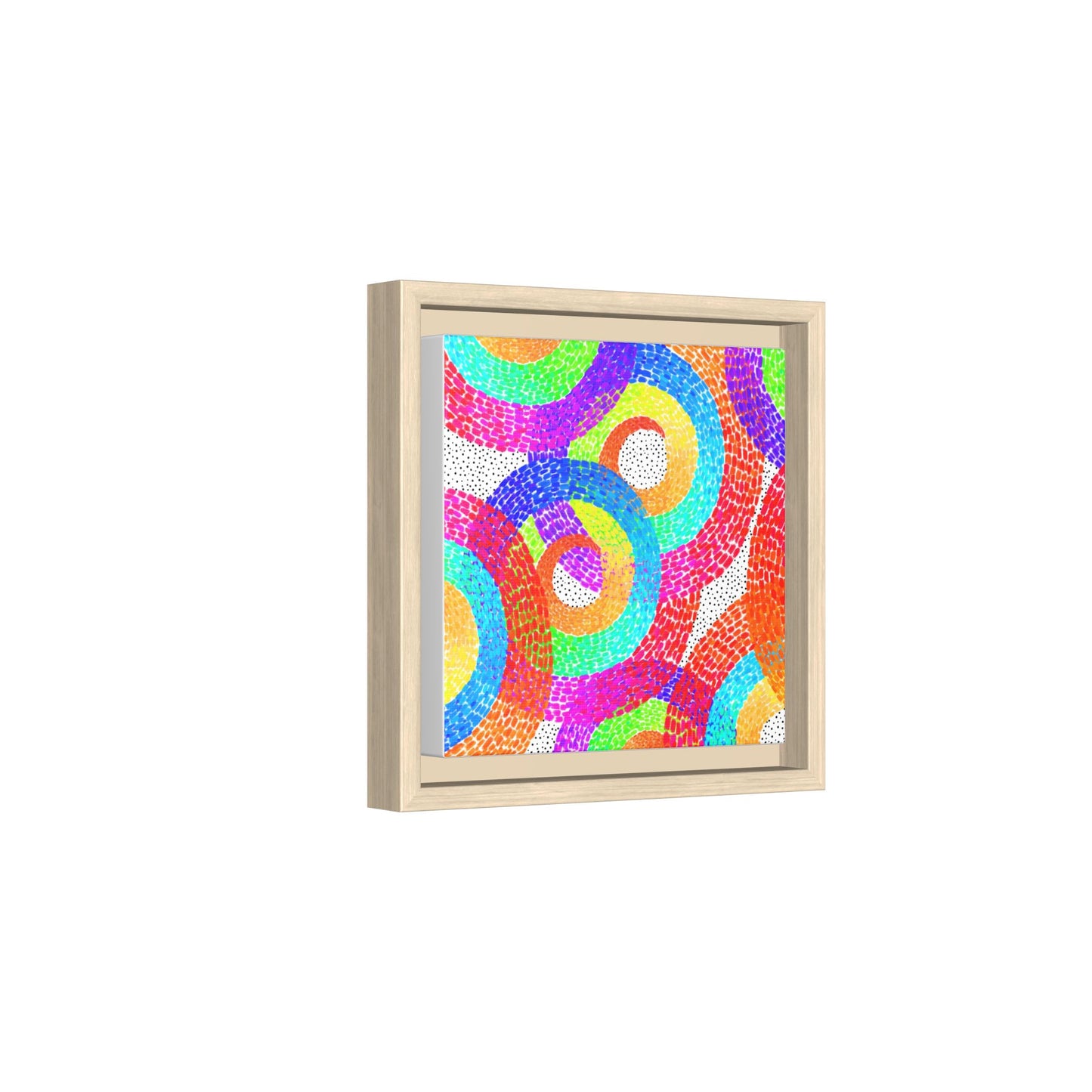 Full Circle — Vibrant Abstract Canvas
