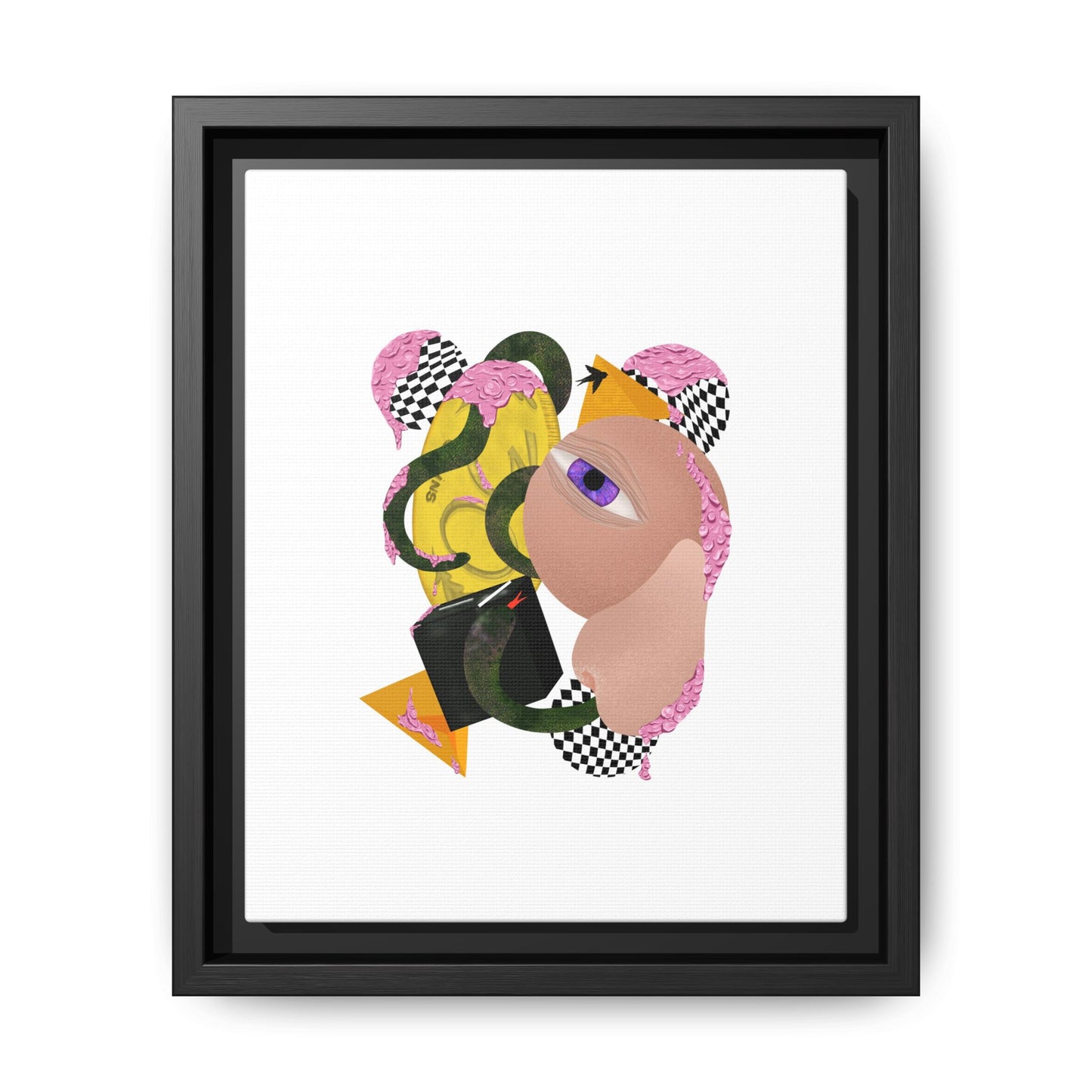 Something Happened — Surreal Pop Art Canvas