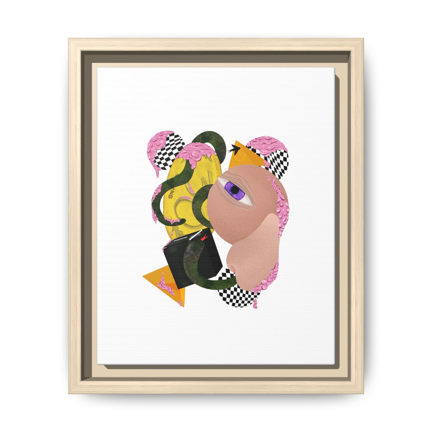 Something Happened — Surreal Pop Art Canvas
