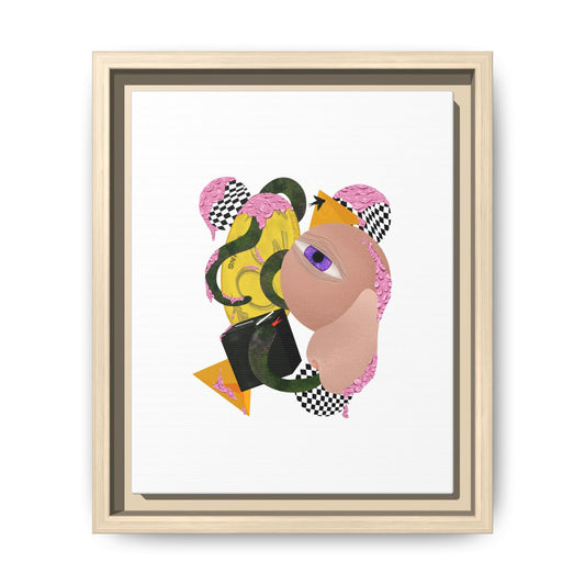 Something Happened — Surreal Pop Art Canvas