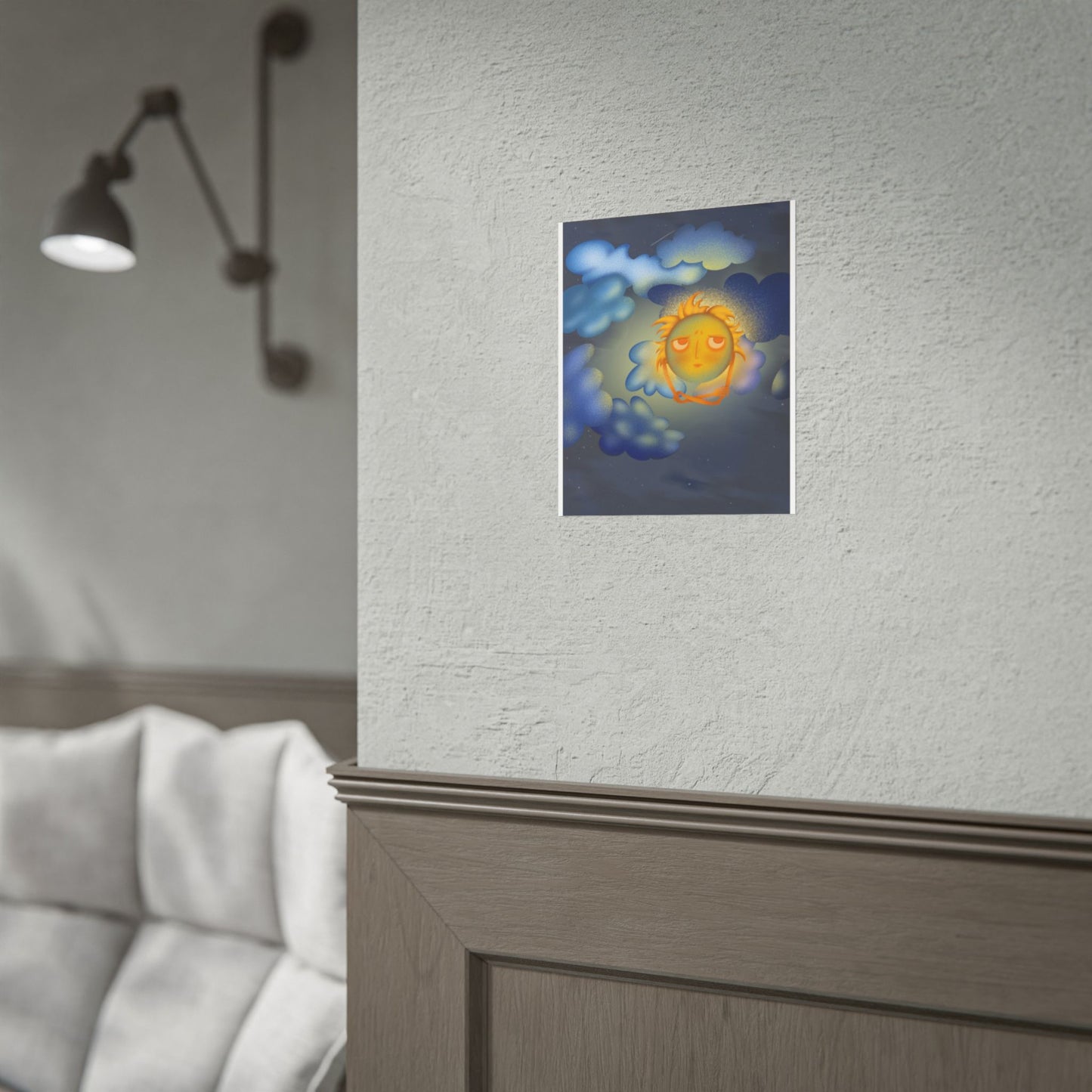 Goodnight, Sun — Rolled Art Poster