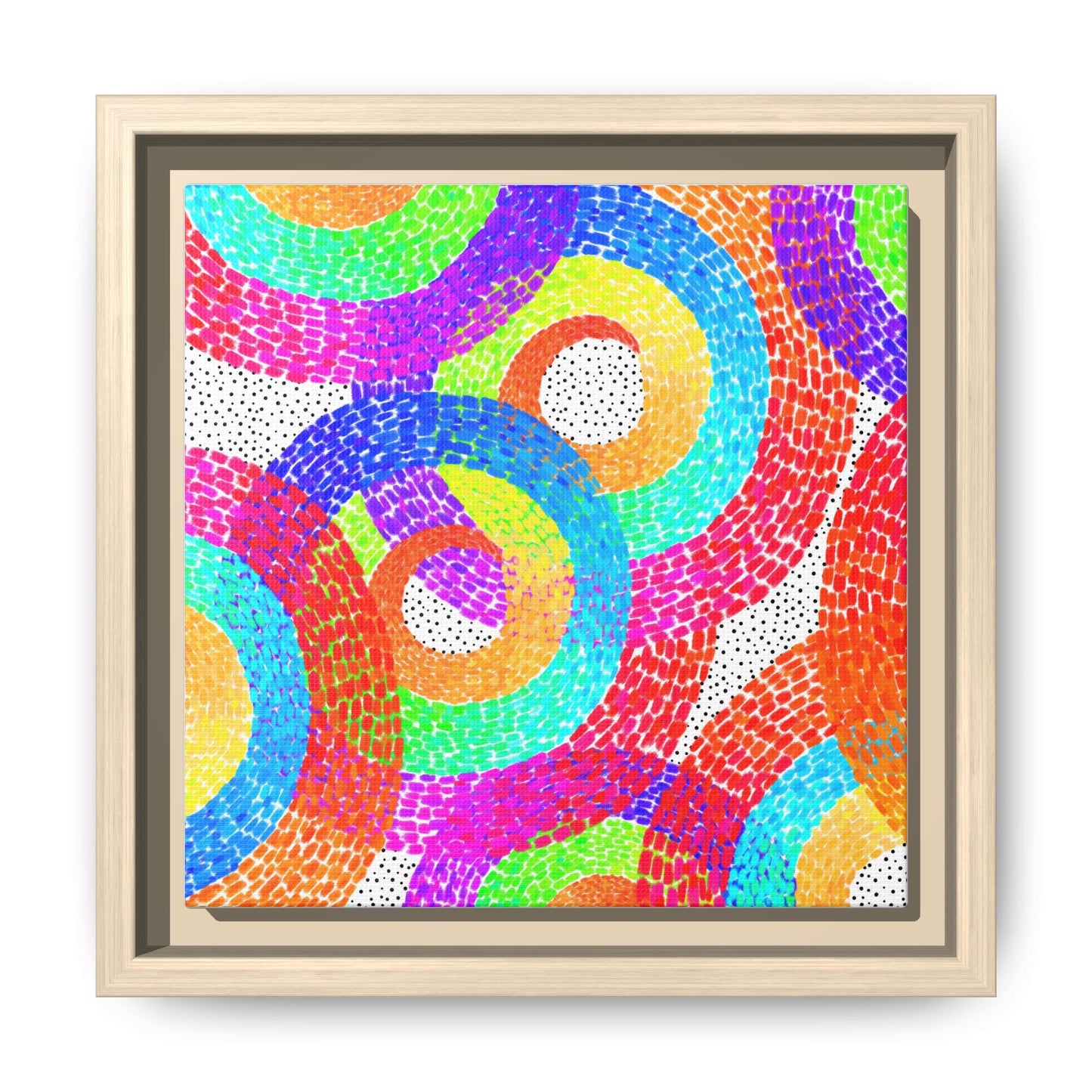 Full Circle — Vibrant Abstract Canvas