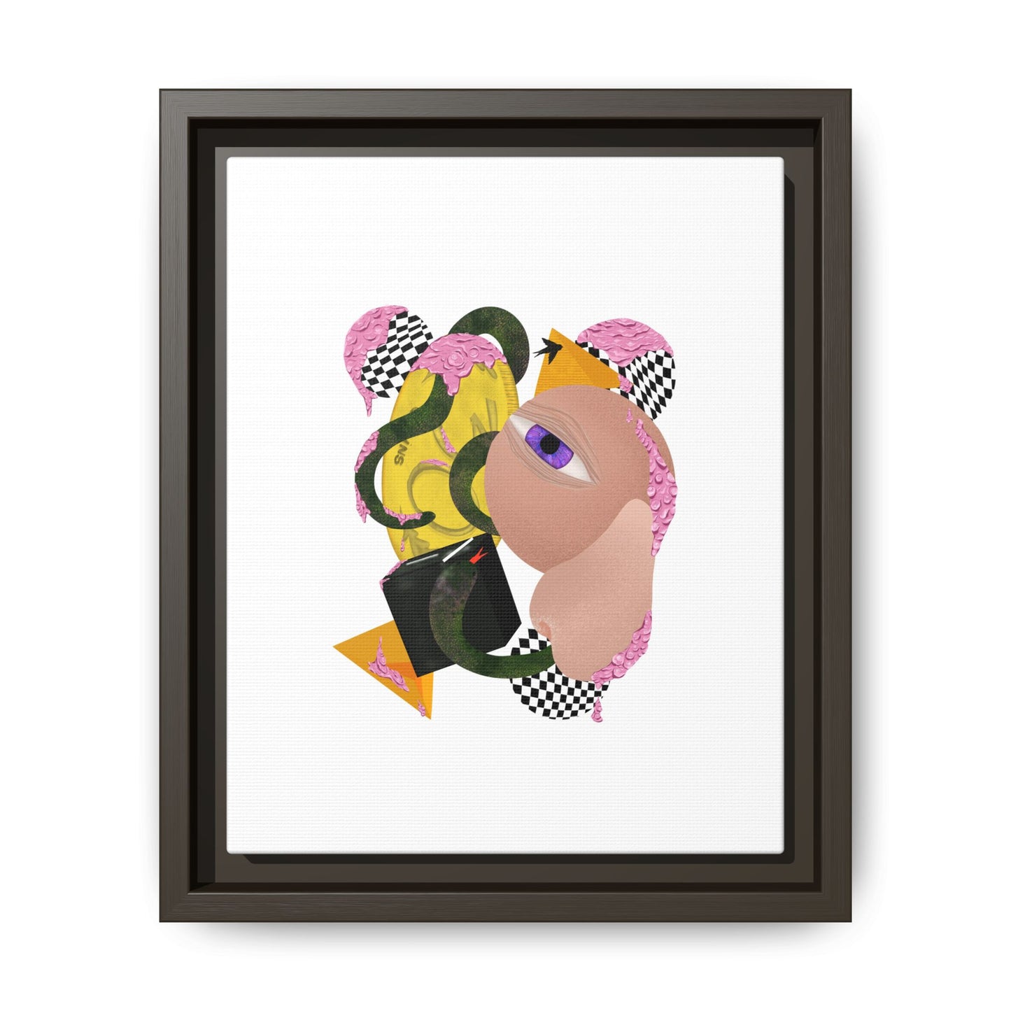 Something Happened — Surreal Pop Art Canvas