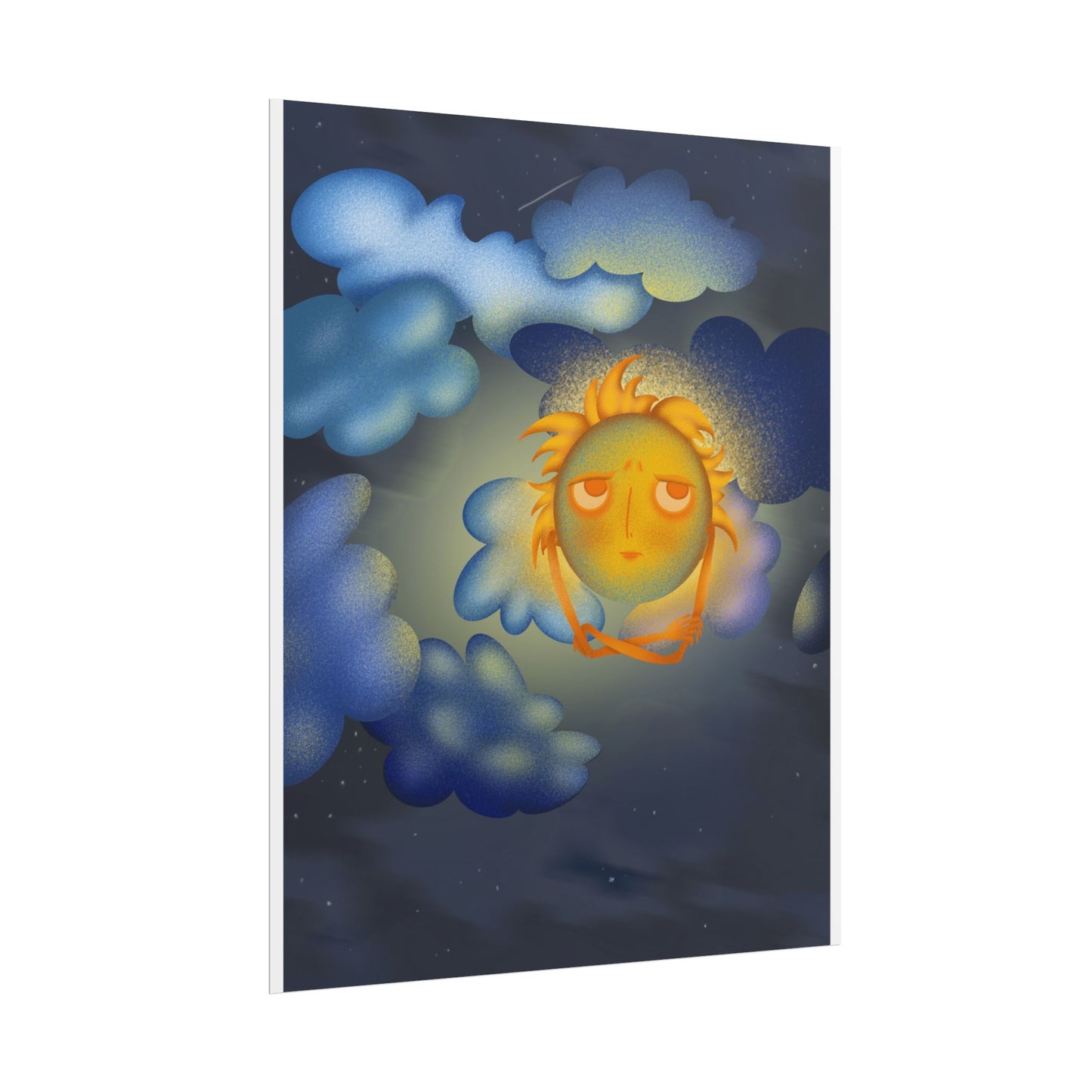 Goodnight, Sun — Rolled Art Poster
