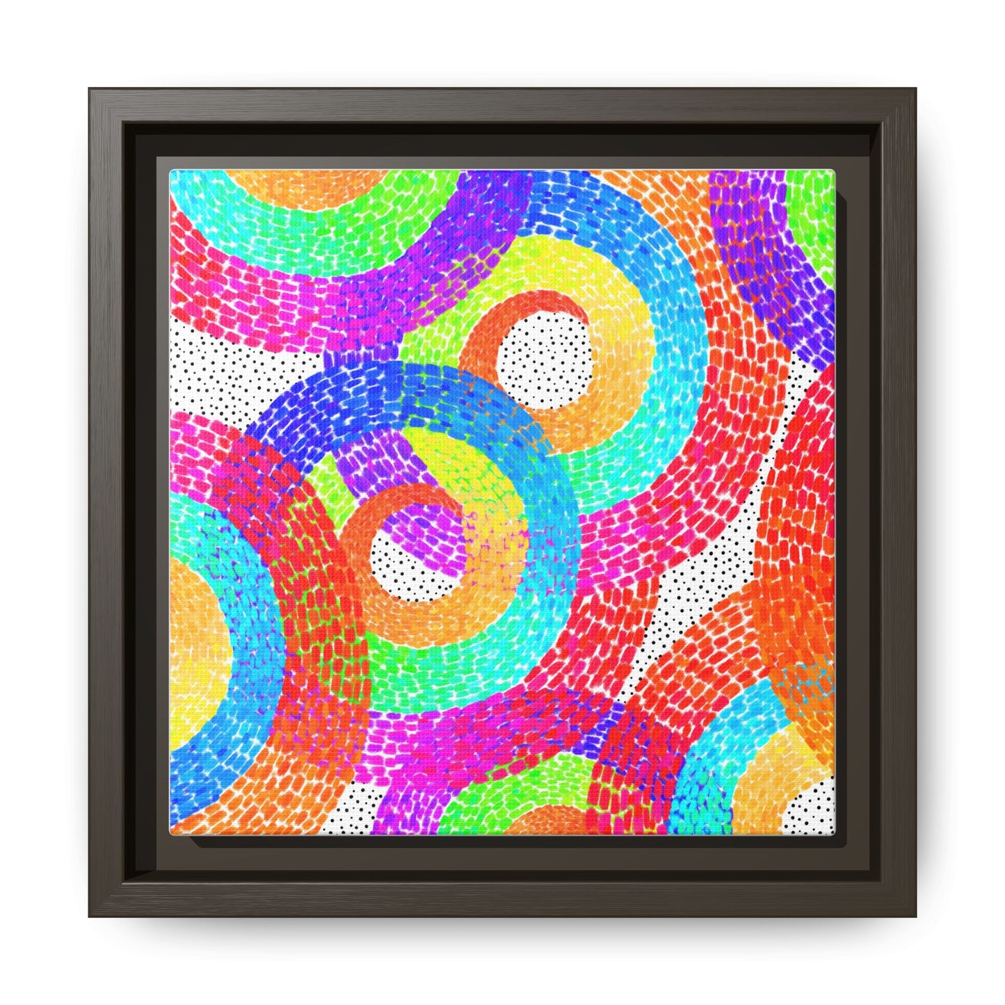 Full Circle — Vibrant Abstract Canvas
