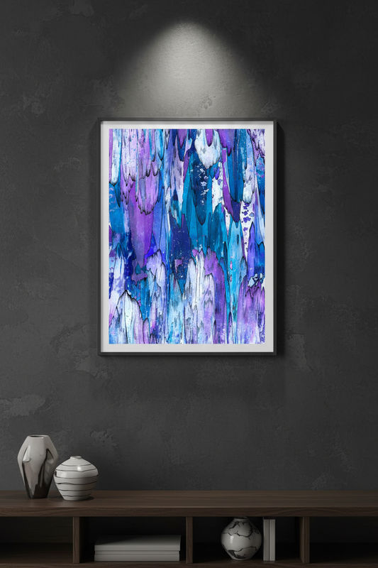 Mockup — Crystal Cave Art Print