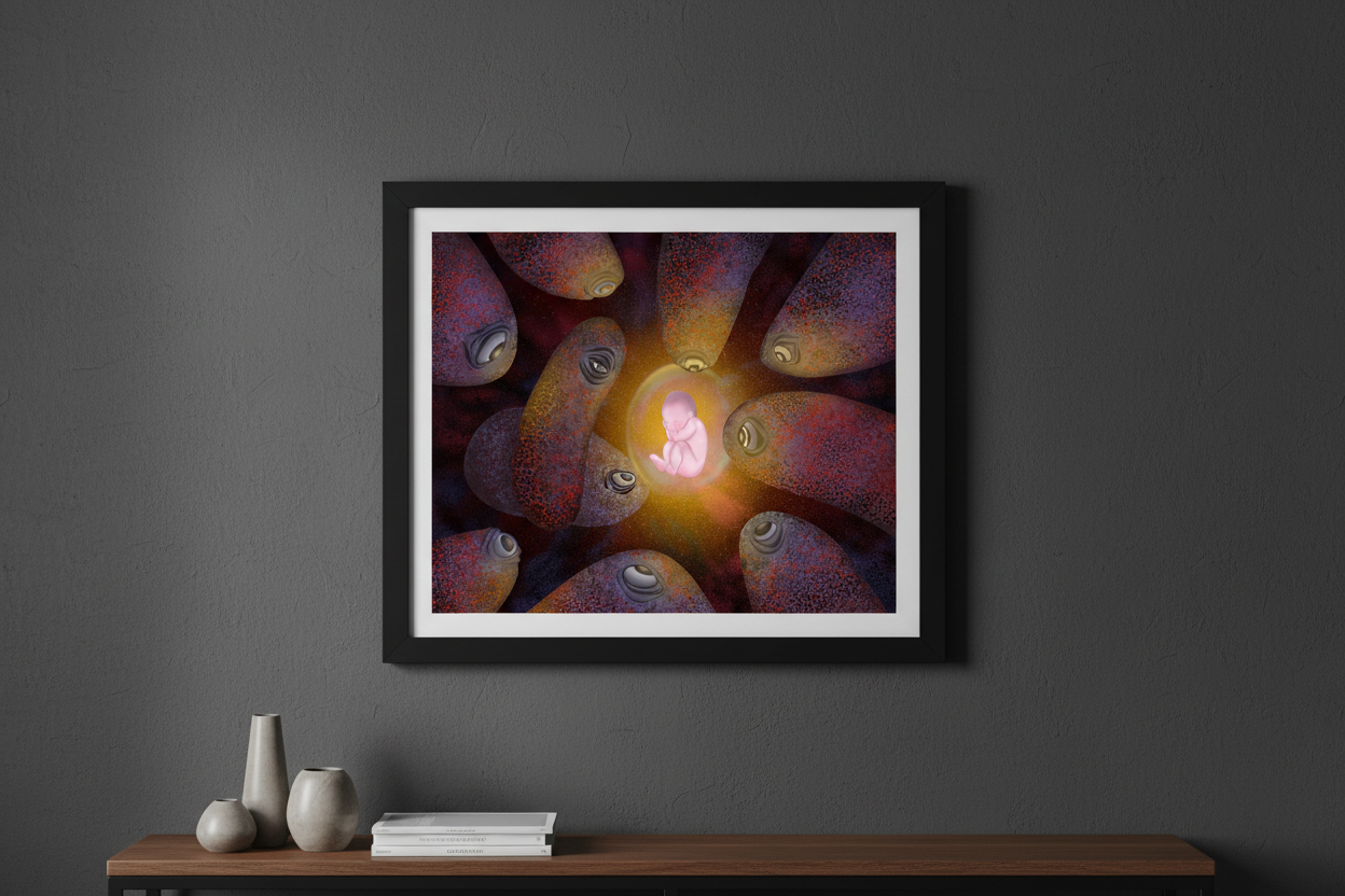 Mockup — New Life Concept Art Print